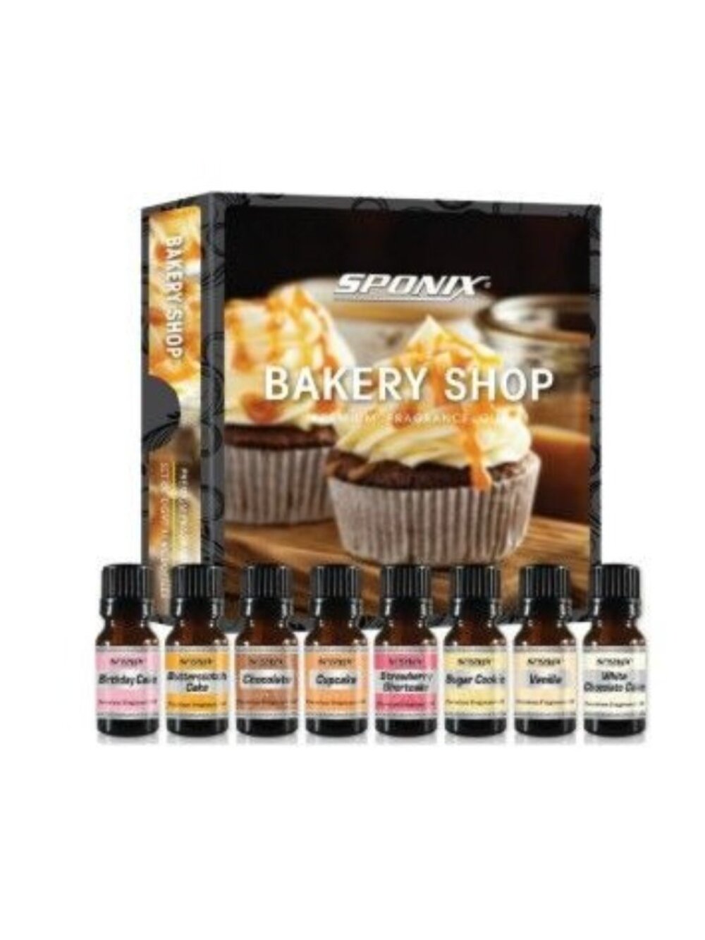 Bakery Shop Fragrance Oil (10 ml x 8) - Fragrance Oils Aromatherapy - 100% Pure
